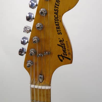 Vintage 1978 Fender Stratocaster Hardtail Electric Guitar, Maple Fingerboard, Black image 15