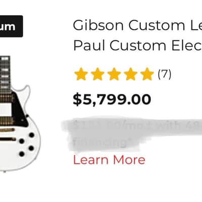 Gibson LES PAUL CUSTOM 2018 - ALPINE WHITE image 18