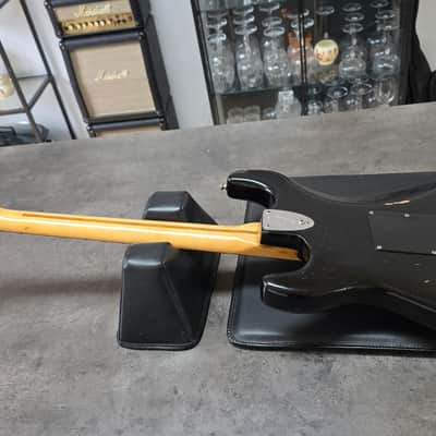 1973 Fender Stratocaster Heavy Relic American Vintage 70s 1970's USA Strat Black Rosewood Electric Guitar Oversized Headstock image 3