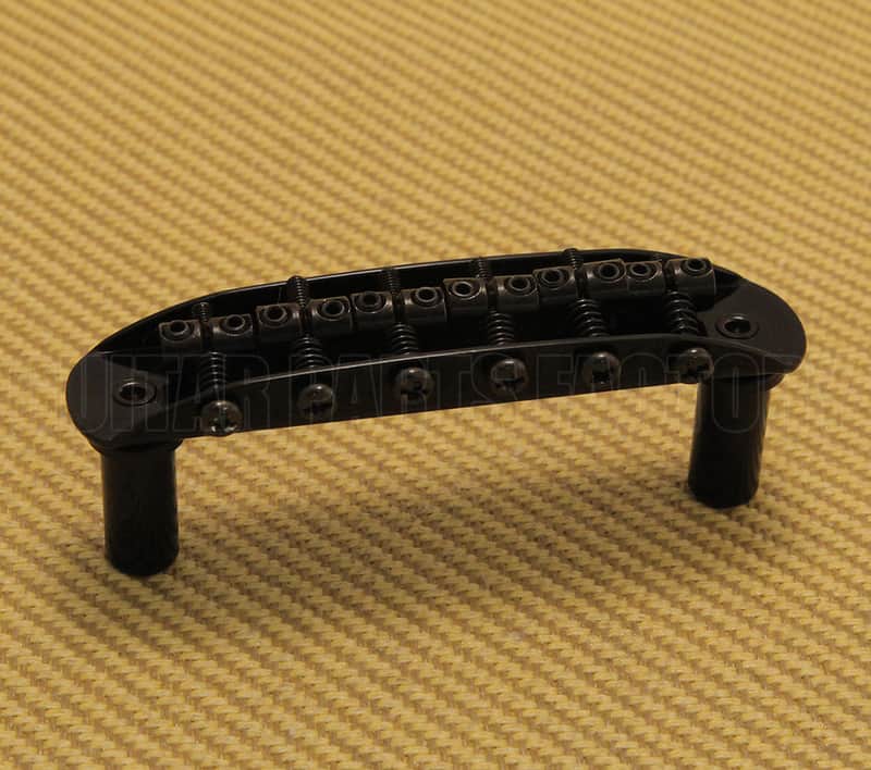 008-1239-B Black Fender Adjustable Small Saddle Bridge Mustang/Jaguar/Jazzmaster image 1