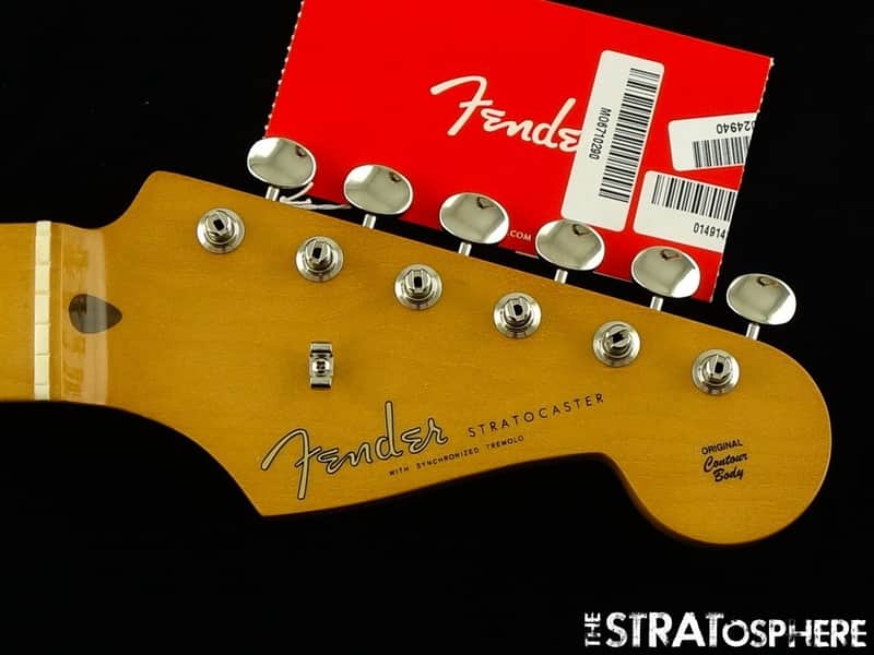 Fender Vintera III Late 50s Stratocaster Strat NECK &TUNERS 1950s Maple image 1