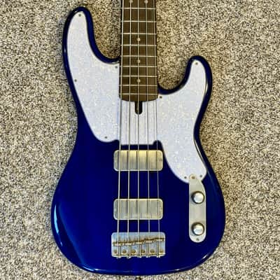 2025 Bluesman Vintage 2T5 5-string Bass Guitar - Translucent Cobalt Blue | 8.9lb image 1