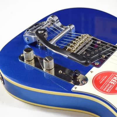 Squier Classic Vibe 1960s Telecaster Custom SH Bigsby - Lake Placid Blue image 6