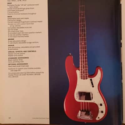 ORIGINAL Vintage 1970 Fender Fine Electric Instruments Catalog  96 pages - RARE FIND! image 8