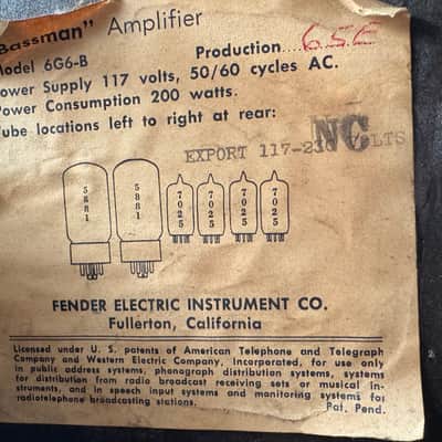 Fender Bassman 6G6-B 1963 image 16