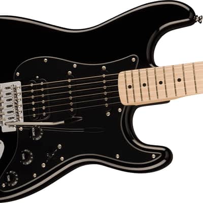 Fender Squier Sonic Stratocaster HSS - Black w/ Frontman 10G Amplifier image 5