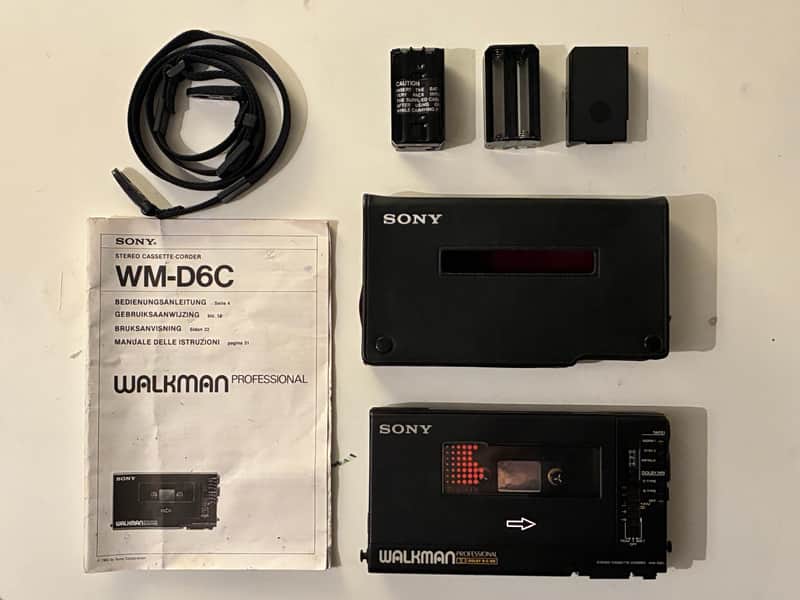 Sony WM-D6C Professional Walkman Portable Stereo Cassette Recorder