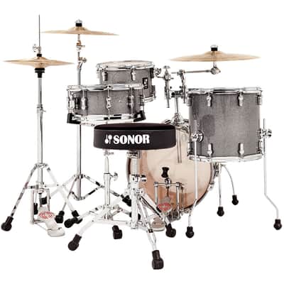 Sonor AQ2 Maple Bop 4-pc Shell Pack w/ 18" Kick - Titanium Quartz image 3