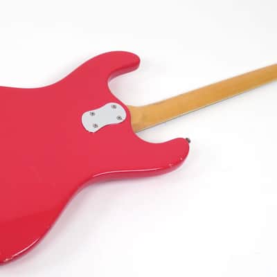 Mosrite Ventures Bass 1965 Custom Color Strawberry Red image 3