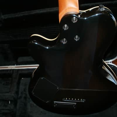 Godin LG P90 2003 Black/Flame image 3