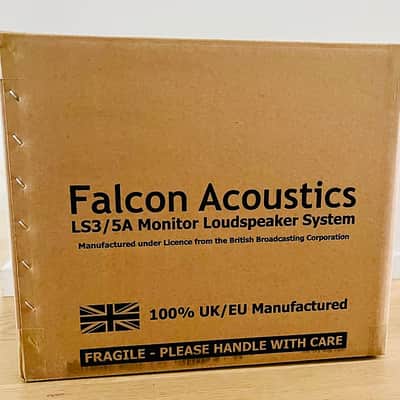 Falcon LS3/5a Bookshelf Speakers Gold Badge Falcon bookshelf speakers monitors Ls3/5a 2024 Walnut Cherry black better than 50th Anniversary Harbeth Proac KEF McIntosh Luxman acuphase krell arc rogers bower Wilkins Made in England image 6