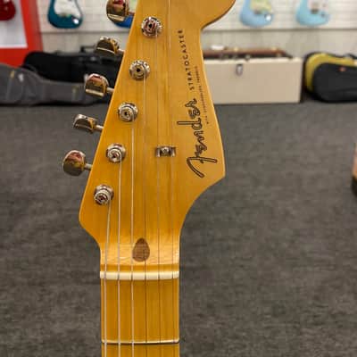 Fender American Original '50s Stratocaster Electric Guitar, Maple Fingerboard, Two Color Sunburst image 4