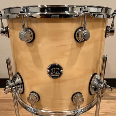 DW Performance Series 12x14 Floor Tom in Natural Gloss Lacquer image 1