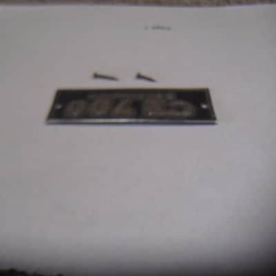 CB 700 Badge w/ original tacks. 70's/80's Black/Silver image 4