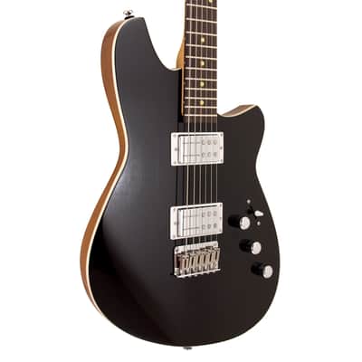 Reverend Descent Baritone Electric Guitar Midnight Black image 1