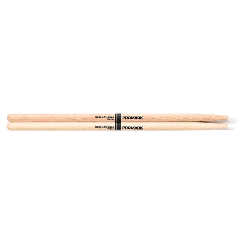 Pro-Mark PW5BN Shira Kashi Oak 5B Nylon Tip Drum Sticks image 1