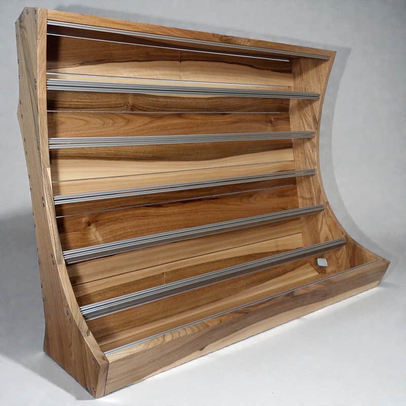 18U / 196hp Eurorack case MARIZILLA • Walnut • Rails + M3 nuts • Unpowered image 1
