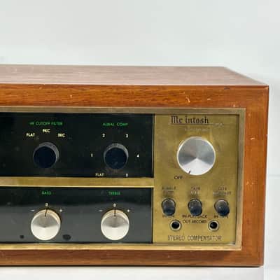 McIntosh C20 Stereo Vintage Tube Preamplifier w/ Cabinet image 6