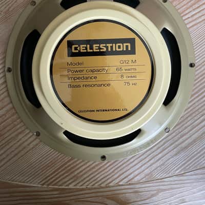 Celestion G12M-65 12" Classic Series Creamback 65W 8 Ohm Speaker 2010s - Cream image 1