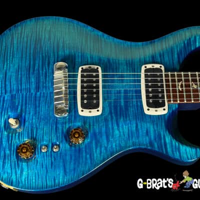 2020 Paul Reed Smith PRS Paul's Guitar Flame Top w Brushstroke Inlays ~ Faded Blue Jean image 1
