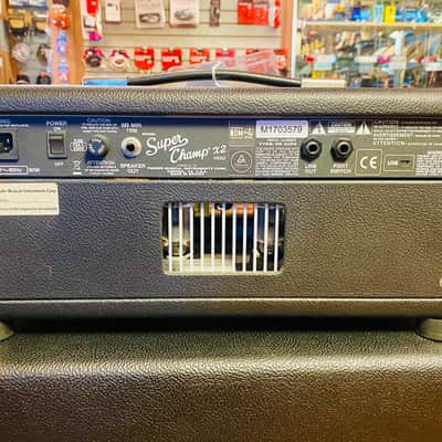 FENDER SUPER CHAMP X2 AMP HEAD + DT-112 GUITAR CAB W/ MOJOTONE BV30 SPEAKER & FOOTSWITCH image 5