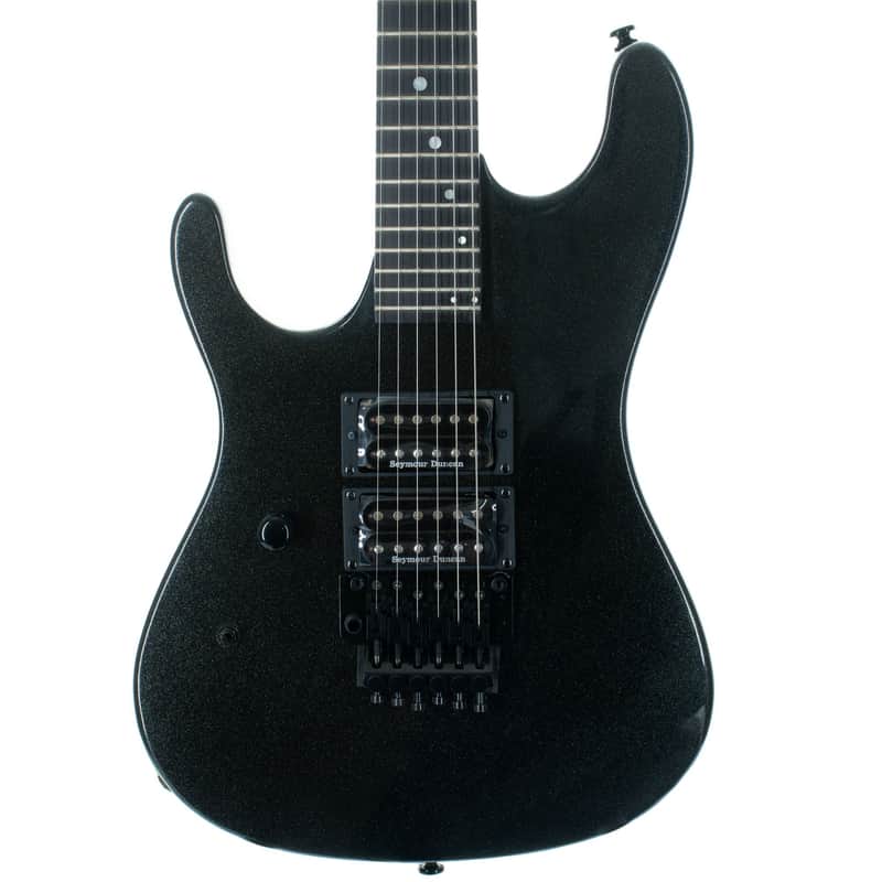 Kramer Nightswan, Left-Handed Electric Guitar, Jet Black Metallic image 1