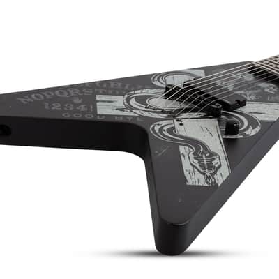 Schecter Chris Howorth V-7 Satin Black SBK 7-String Electric Guitar V7 V 7 - Brand New image 3