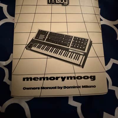 Moog Memorymoog Plus Owners Manual with service schematics