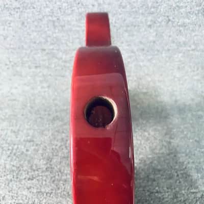 Red Basswood HH Guitar Body image 2