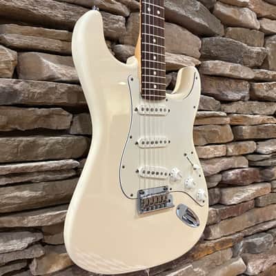Fender American Standard Stratocaster with Rosewood Fretboard 2008 - Olympic White w/ OHSC image 3