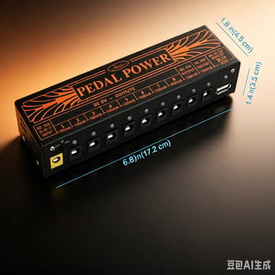 Rowin Pedal Power Supply Update Output Multi Circuit Power Supply For Guitar Pedal 10 Ways 9V/12V/18V DC Outputs 1 Way 5V USB--Shipped from Irvine Warehouse in California by USPS image 3