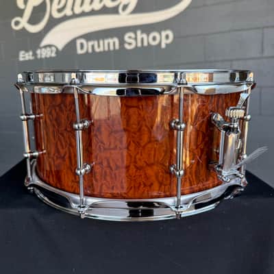 Ludwig Universal Beech 6.5x14 Snare Drum in Exotic Sapele Veneer (Rm4) image 3