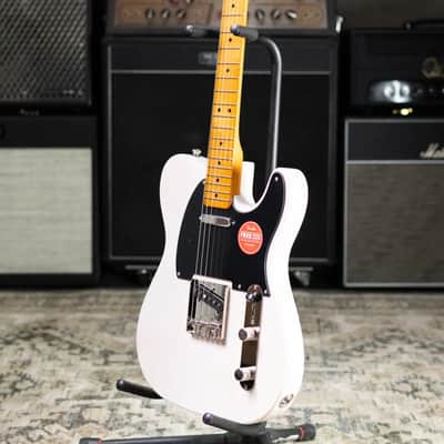 Squier Classic Vibe '50s Telecaster Electric Guitar - White Blonde image 11