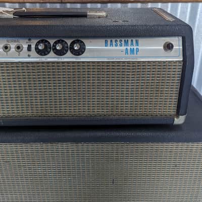 1969 Fender Bassman Head with 2x15 Cabinet image 5