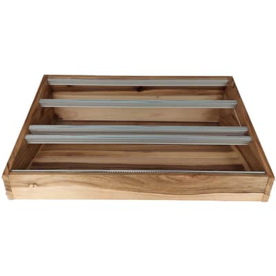 10U / 144hp Eurorack case EVA • Rails + Threaded strips / Walnut / Unpowered image 4