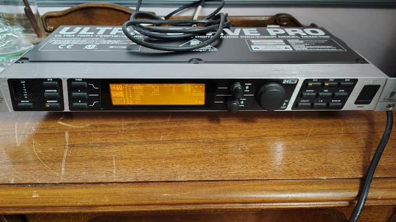 Behringer Ultra Curve Pro MODEL DEQ2496 ultra high performance digital audio processor in excellent condition - 1990's image 1
