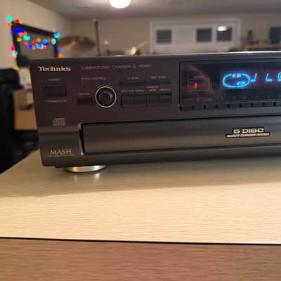Technics 5-CD Changer W/Pitch Control SL-PD987 Made In Japan New Belts Rare🎶🔥 image 5