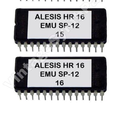 EMU E-MU SP12 SP-12 Sounds For Alesis HR-16 / Hr-16B Eprom Upgrade Set OS ver 2.0 Rom HR-16 HR16B