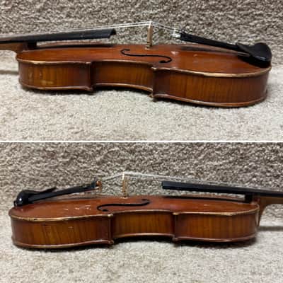 Unlabeled Viola Flame Maple 15" w/ Case & Bow image 11