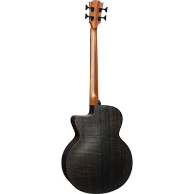 Lag SAUVAGE-BCE Sauvage Series Jumbo Cutaway Pale Brankowood Top Khaya Neck 4-String Acoustic-Electric Bass Guitar w/Gig Bag image 3