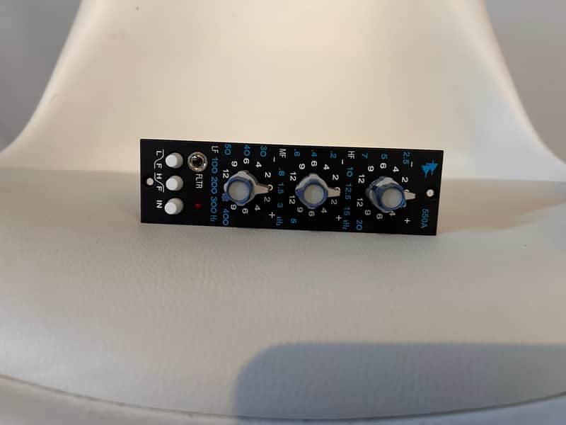 API 550A 500 Series 3-Band Equalizer Module - Black image 1