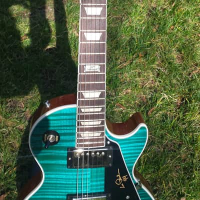 Gibson Les Paul Signature 2014 Caribbean Blue in Excellent Condition - STUNNING! image 6