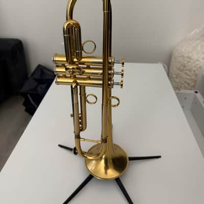 Adams A1 v2 Bb Trumpet - Satin Gold Lacquer image 3