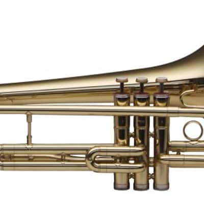 Stagg WS-TB285 Brass Body 3 Pistons Bb TenorValve Trombone w/ABS Case & Mouthpiece 12C Silver Plated image 2