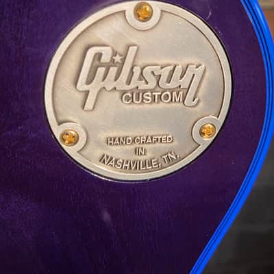 Gibson 2024 Custom Shop Les Paul Custom Blue Widow w/ OHSC - Small Headstock Repair image 25