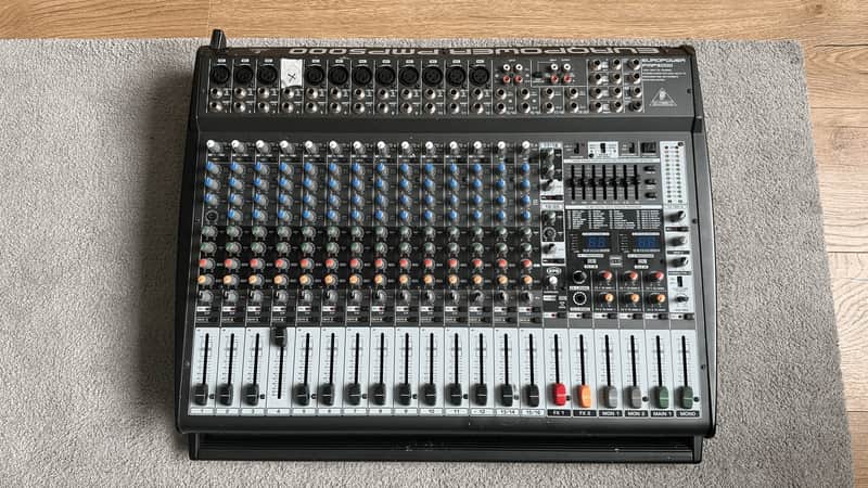 Behringer Europower PMP5000 1200-Watt 20-Channel Powered Mixer with Dual Multi-FX - Standard with softcase image 1