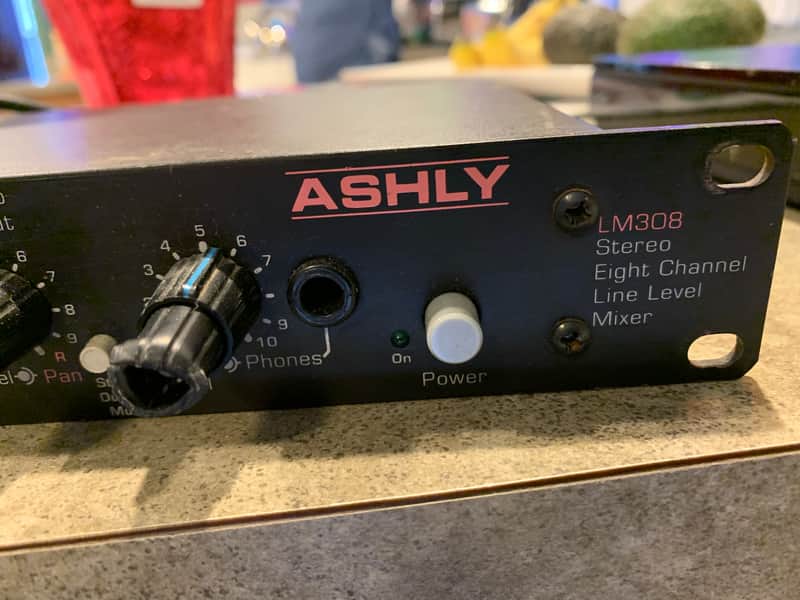 Ashley LM 308 Line/Keyboard rack mixer Pro Black image 1