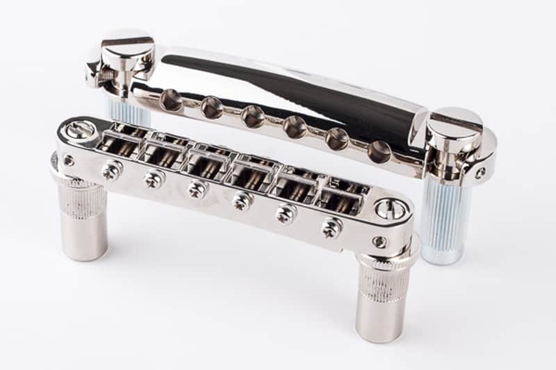 TonePros LPM02 Bridge and Tailpiece Set Chrome image 1