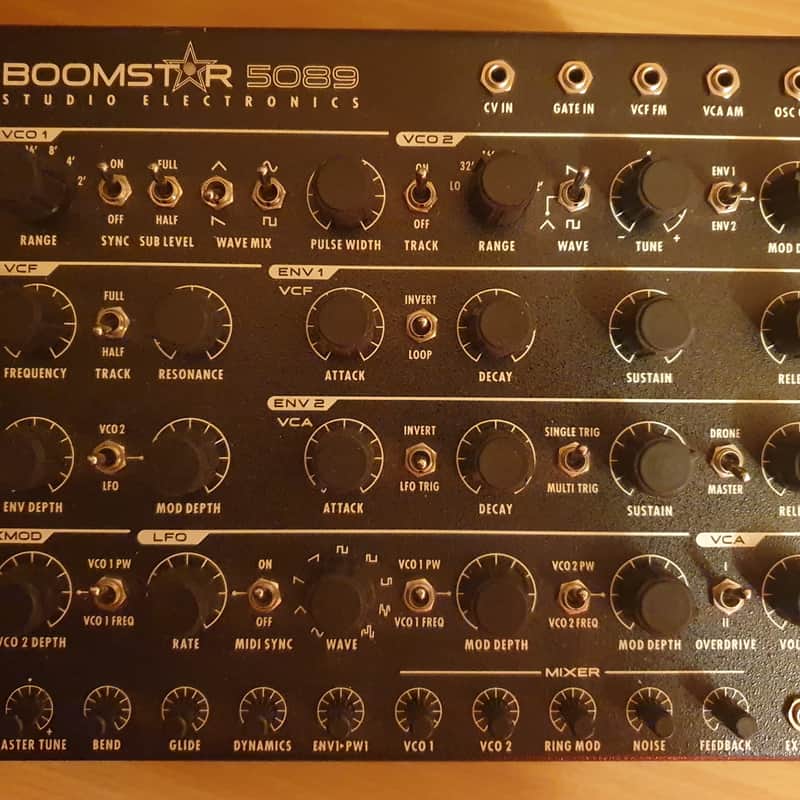2010s Studio Electronics Boomstar 5089 Desktop Analog Synth Black