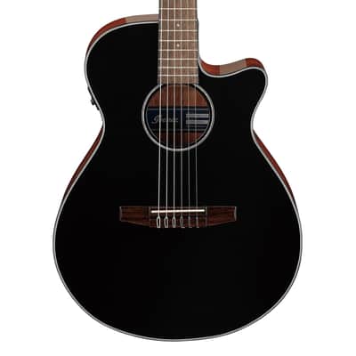 Used Ibanez AEG50NBKH AEG Acoustic Guitar - Black High Gloss image 1